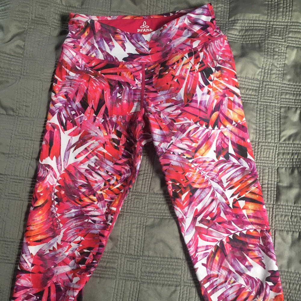 Prana Pink Capri Leggings